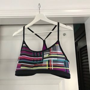 Fabletics reversible soft sports bra purple